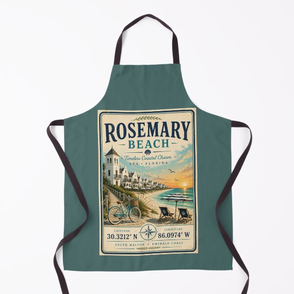 Item preview, Rosemary Beach Coordinates | Florida 30A Minimal Coastal Travel Design designed and sold by piketo.