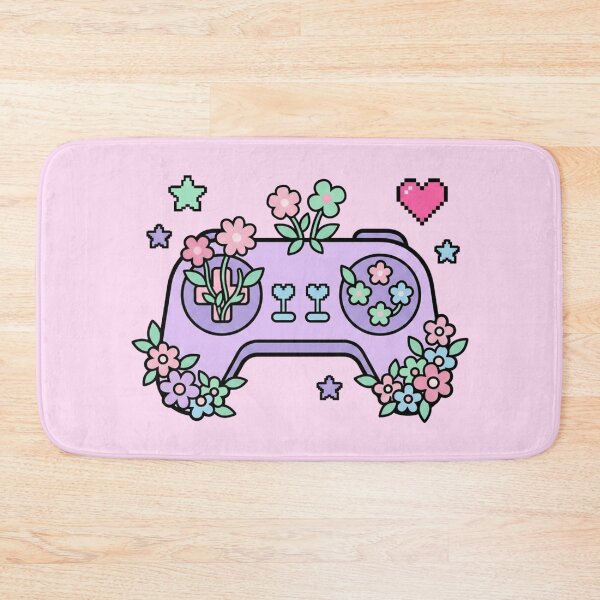 Item preview, Cozy Floral Gaming Controller Pastel Kawaii designed and sold by Mr-wow.