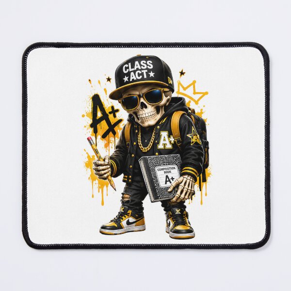 Item preview, Back to School Skull  Hip Hop Student Skeleton designed and sold by jimbo7664.