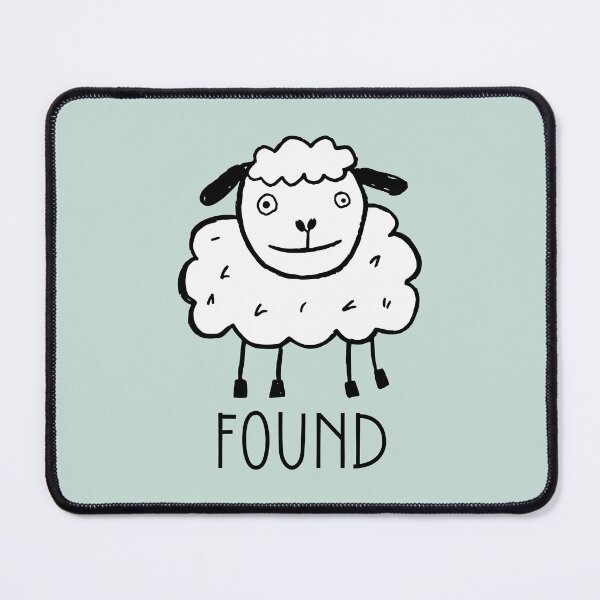 Item preview, Found – Lost Sheep Christian Illustration designed and sold by NosandEdgy.