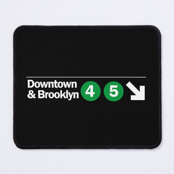 Item preview, NYC Subway Logo - Downtown & Brooklyn designed and sold by DGMaxShop.
