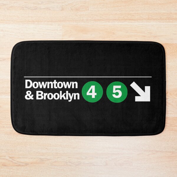 Item preview, NYC Subway Logo - Downtown & Brooklyn designed and sold by DGMaxShop.