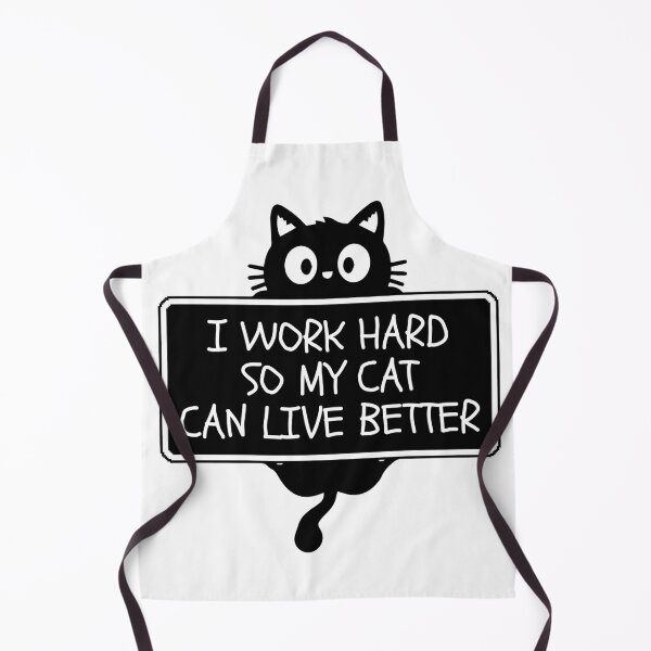 Item preview, I work hard so my cat can live better designed and sold by Dondonmart.