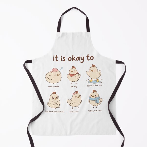 Item preview, It Is Okay To Cute Chicken Mental Health Design designed and sold by Oddifys.