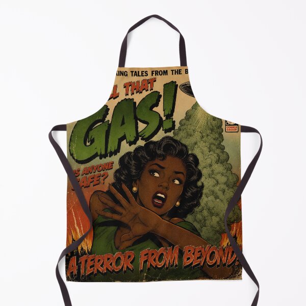Item preview, I Smell That GAS! | Shocking Tales from the Burbs Retro Comic Horror T-Shirt designed and sold by BooksandBats.