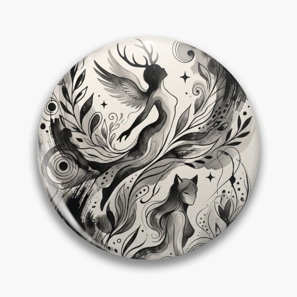 Item preview, Elegant Abstract Female Silhouettes - Modern Boho Earth Tones designed and sold by OddlySticky.