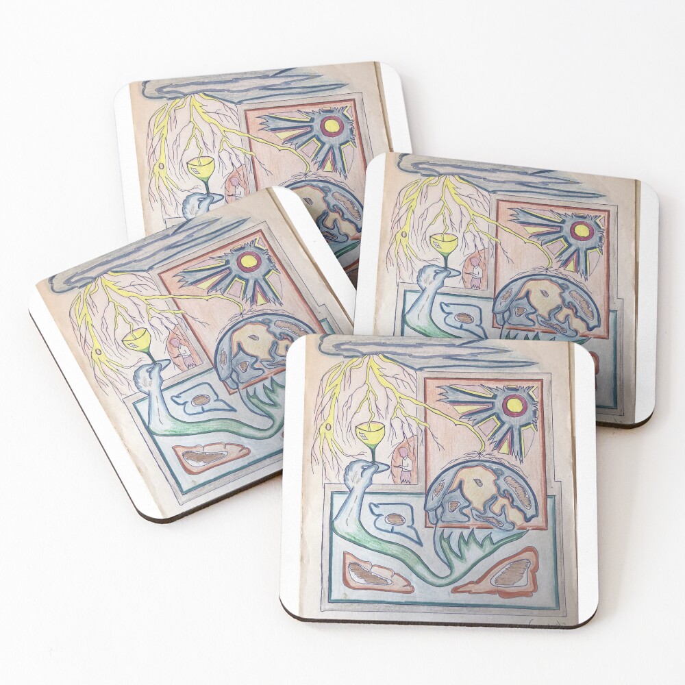 Item preview, Coasters (Set of 4) designed and sold by RacheMind.