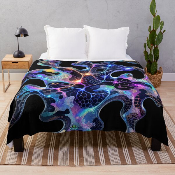 Item preview, Adversarial Digital Camouflage AI Neural Network T-Shirt - Glowing Hologram Art designed and sold by Uglyandcute.