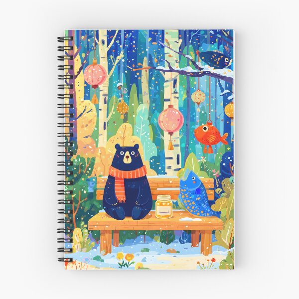 Item preview, Winter Bear in Forest designed and sold by AMIDATORA.