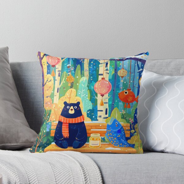 Item preview, Winter Bear in Forest designed and sold by AMIDATORA.