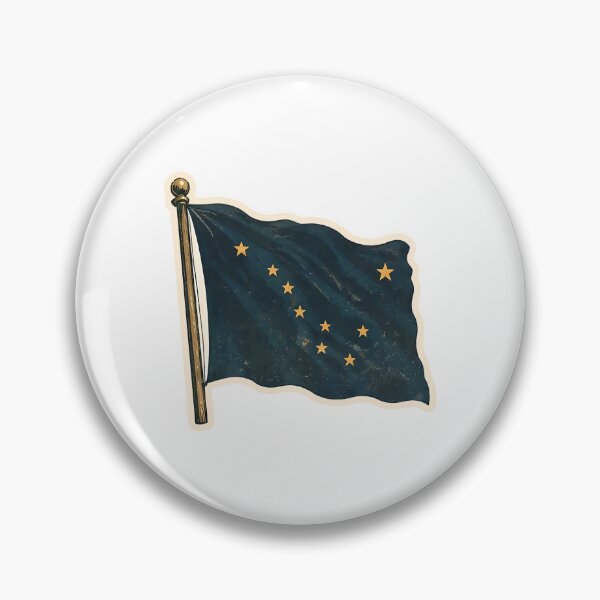 Item preview, Alaska State Flag Watercolor designed and sold by ChemicalXShop.