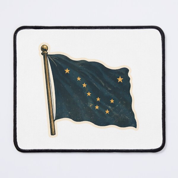 Item preview, Alaska State Flag Watercolor designed and sold by ChemicalXShop.