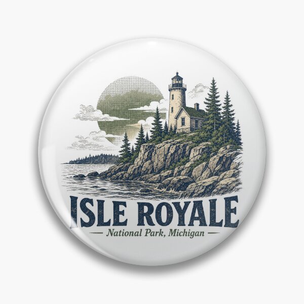 Item preview, Isle Royale National Park Michigan designed and sold by GrooveAndGlow.