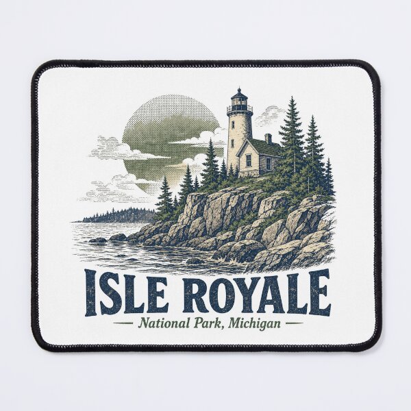 Item preview, Isle Royale National Park Michigan designed and sold by GrooveAndGlow.