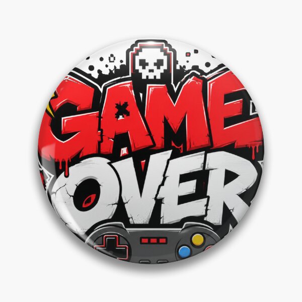 Item preview, Game Over Gamer Graphic designed and sold by PixelPun Studio.