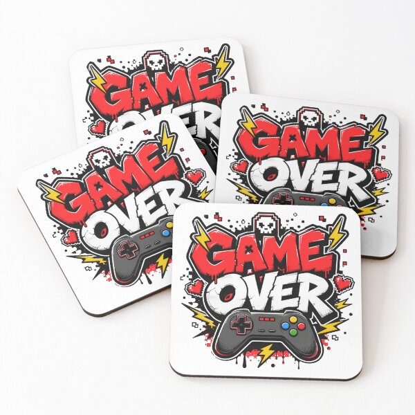 Item preview, Game Over Gamer Graphic designed and sold by PixelPun Studio.