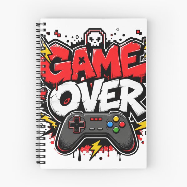 Item preview, Game Over Gamer Graphic designed and sold by PixelPun Studio.