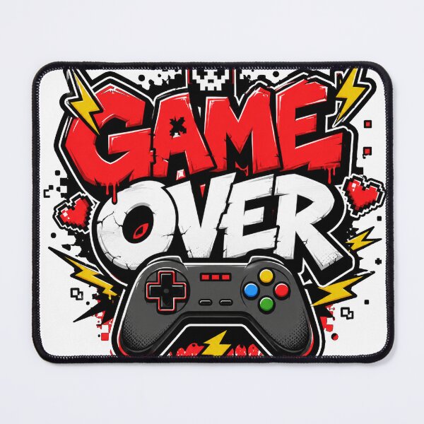 Item preview, Game Over Gamer Graphic designed and sold by PixelPun Studio.