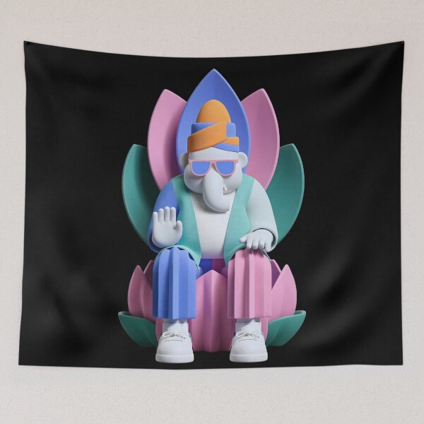Item preview, Cool Minimalist Elephant Lotus Streetwear Pop Art designed and sold by PANNARUK THAILAND.