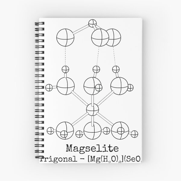 Item preview, Magselite - Magnesium Selenite Hexahydrate - Crystal Structure designed and sold by xlminerals.