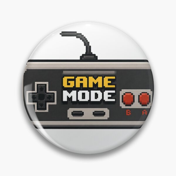 Item preview, Game Mode Retro Controller Pixel Art  designed and sold by redblink store.