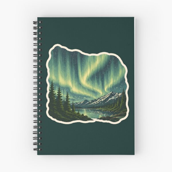 Item preview, Northern Lights Watercolor designed and sold by ChemicalXShop.