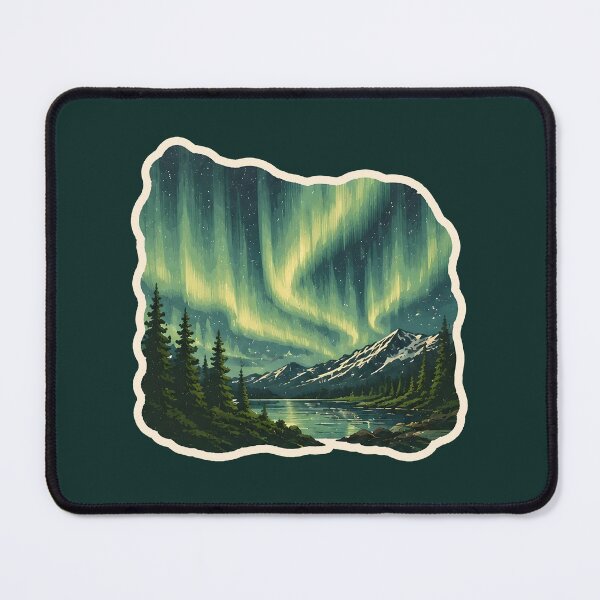 Item preview, Northern Lights Watercolor designed and sold by ChemicalXShop.