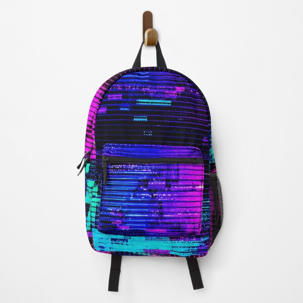 Item preview, Adversarial Signal Corruption Glitch Art T-Shirt - Neon Data Moshing Graphic designed and sold by Uglyandcute.
