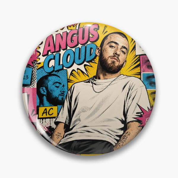 Item preview, Angus Cloud Retro Pop Art Portrait designed and sold by Abidel.