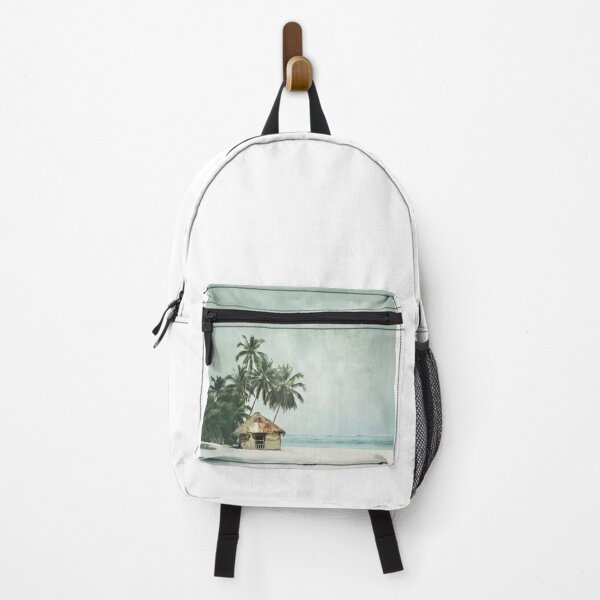 Item preview, Tropical Beach Hut A1 designed and sold by CrumbBumStudio.