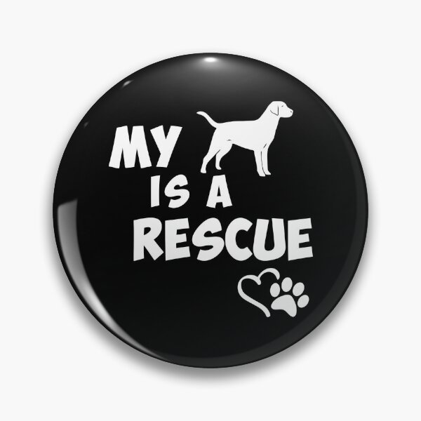 Item preview, My Dog Is A Rescue Labrador Silhouette designed and sold by GiaoCalonas.