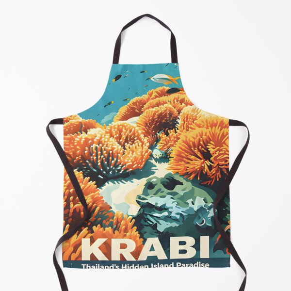 Item preview, Phi Phi Island Longtail Paradise – Vintage Thailand Travel Poster designed and sold by Spirit of Siam.