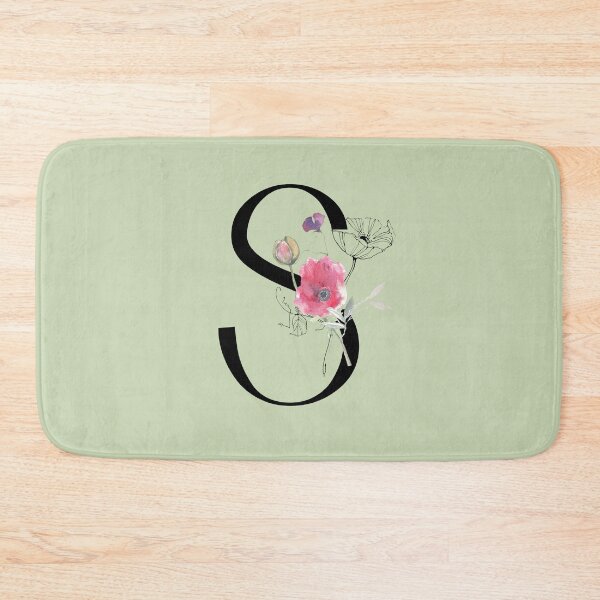 Item preview, Letter S Poppies designed and sold by WildAliceArt.