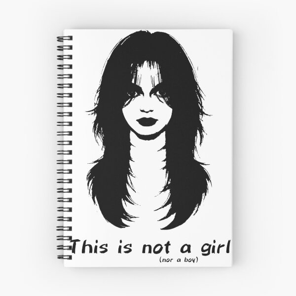 Item preview, This Is Not a Girl – Dark Manga Gothic Blackwork Illustration designed and sold by Espectro-art.