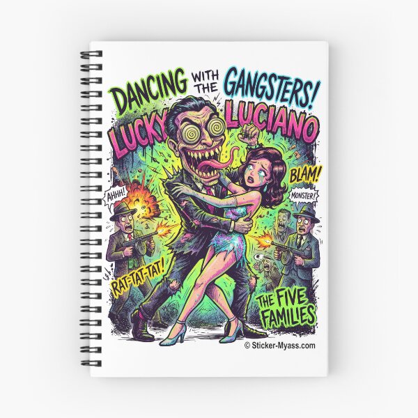 Item preview, Dancing with the Gangsters - Lucky Luciano designed and sold by Sticker My Ass.