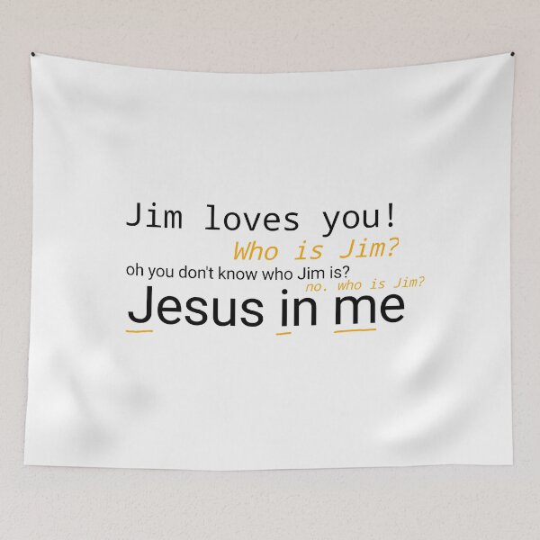 Item preview, Who is Jim? designed and sold by SpecialNothing.