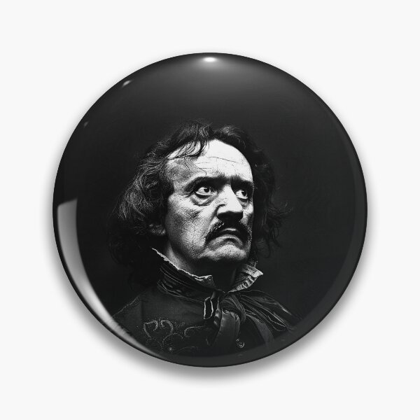 Item preview, Gothic Victorian Writer Portrait – Dark Literary Horror Art designed and sold by inkoutninja.