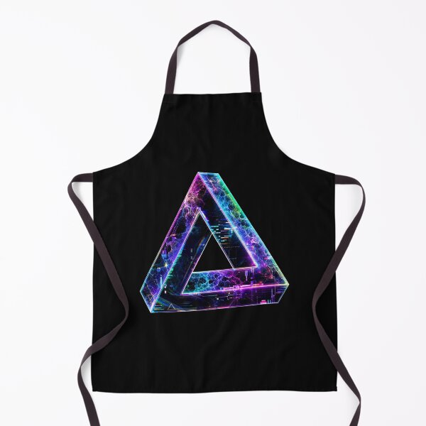Item preview, Adversarial Prismatic Void Holographic Glitch T-Shirt - Fractal Geometric Art designed and sold by Uglyandcute.