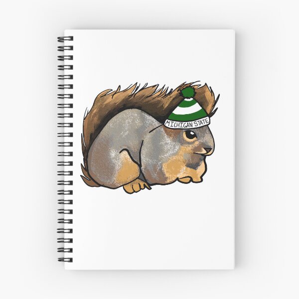Item preview, Squirrel in a Michigan State Hat designed and sold by Chaotic-Koala.