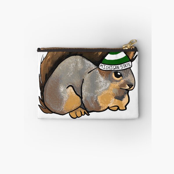 Item preview, Squirrel in a Michigan State Hat designed and sold by Chaotic-Koala.