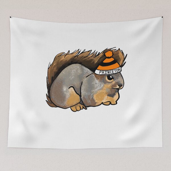 Item preview, Ardilla con sombrero de Princeton designed and sold by Chaotic-Koala.