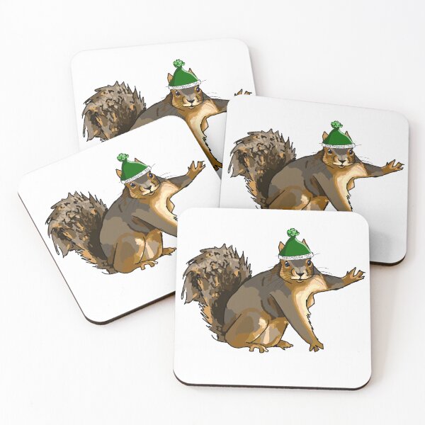 Item preview, A squirrel in a Dartmouth '30 hat  designed and sold by Chaotic-Koala.