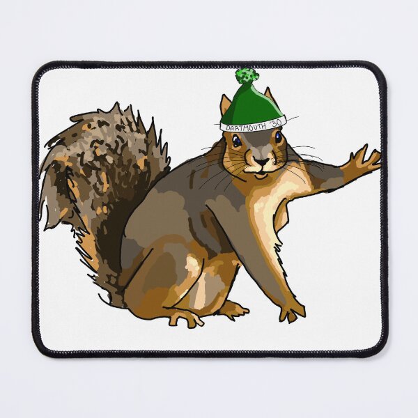Item preview, A squirrel in a Dartmouth '30 hat designed and sold by Chaotic-Koala.