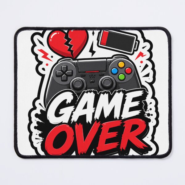Item preview, Game Over Gamer Graphic designed and sold by PixelPun Studio.