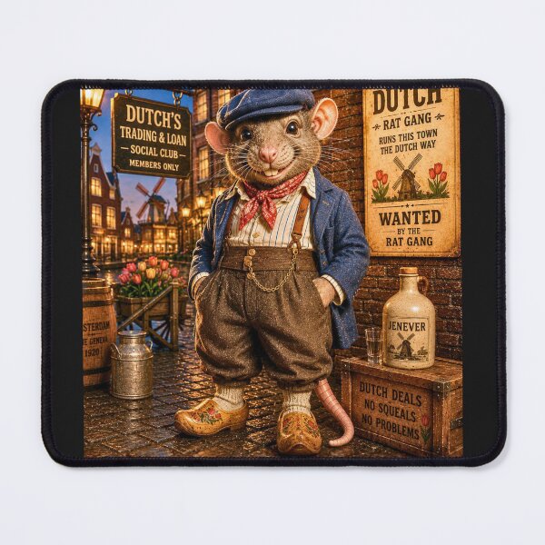 Item preview, Dutch | Dutch Gangster Rat | The Rat Gang Collection designed and sold by AnimalMarvels.