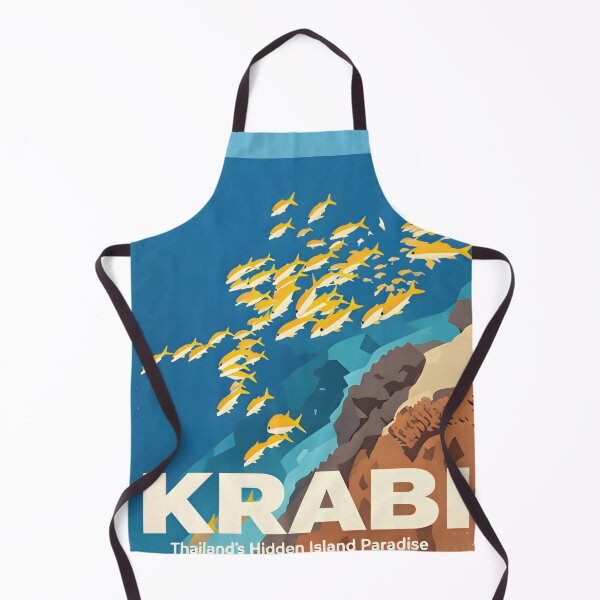 Item preview, Phi Phi Island Longtail Paradise – Vintage Thailand Travel Poster designed and sold by Spirit of Siam.