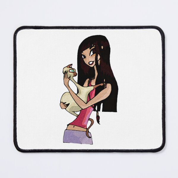 Item preview, Mystic Girl and Her Black Cat Gothic Art designed and sold by Rowephoeniart.