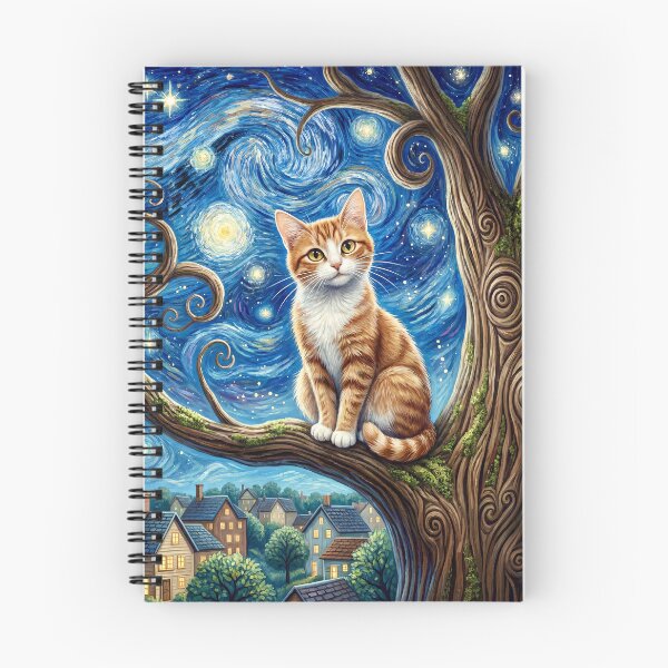 Item preview, Klimt Cat in Starry Night designed and sold by Vicky Brago-Mitchell®.