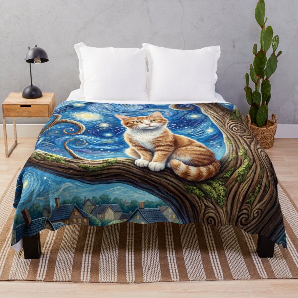 Item preview, Klimt Cat in Starry Night designed and sold by Vicky Brago-Mitchell®.