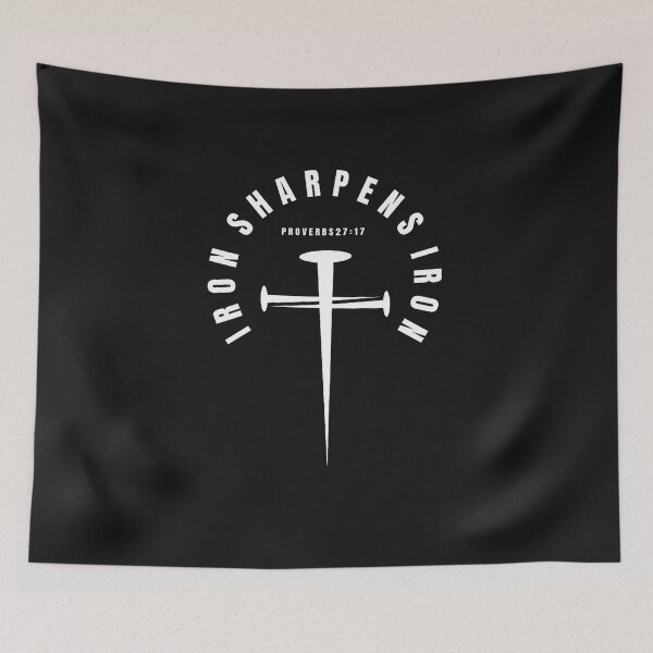 Item preview, Iron Sharpens Iron Proverbs 27 christian designed and sold by FrankIsabel.